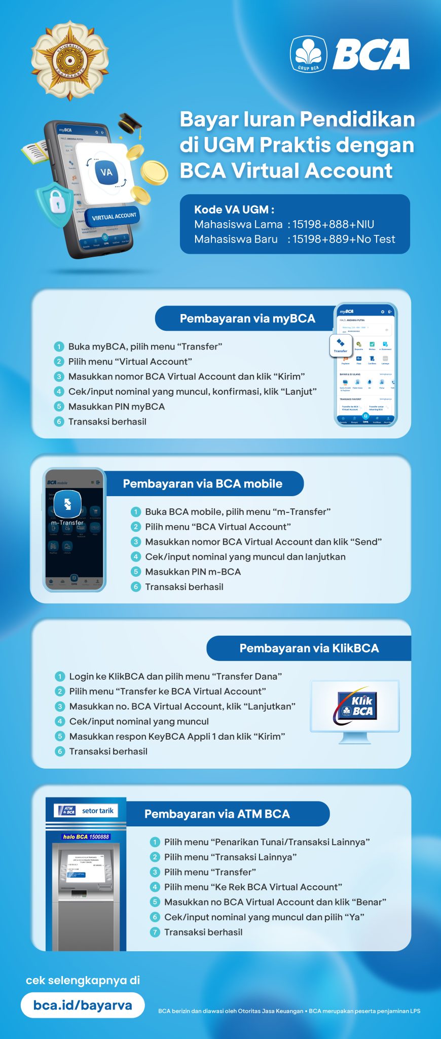 Panduan Pembayaran Ukt Melalui Bank Bca Direktorat Keuangan 